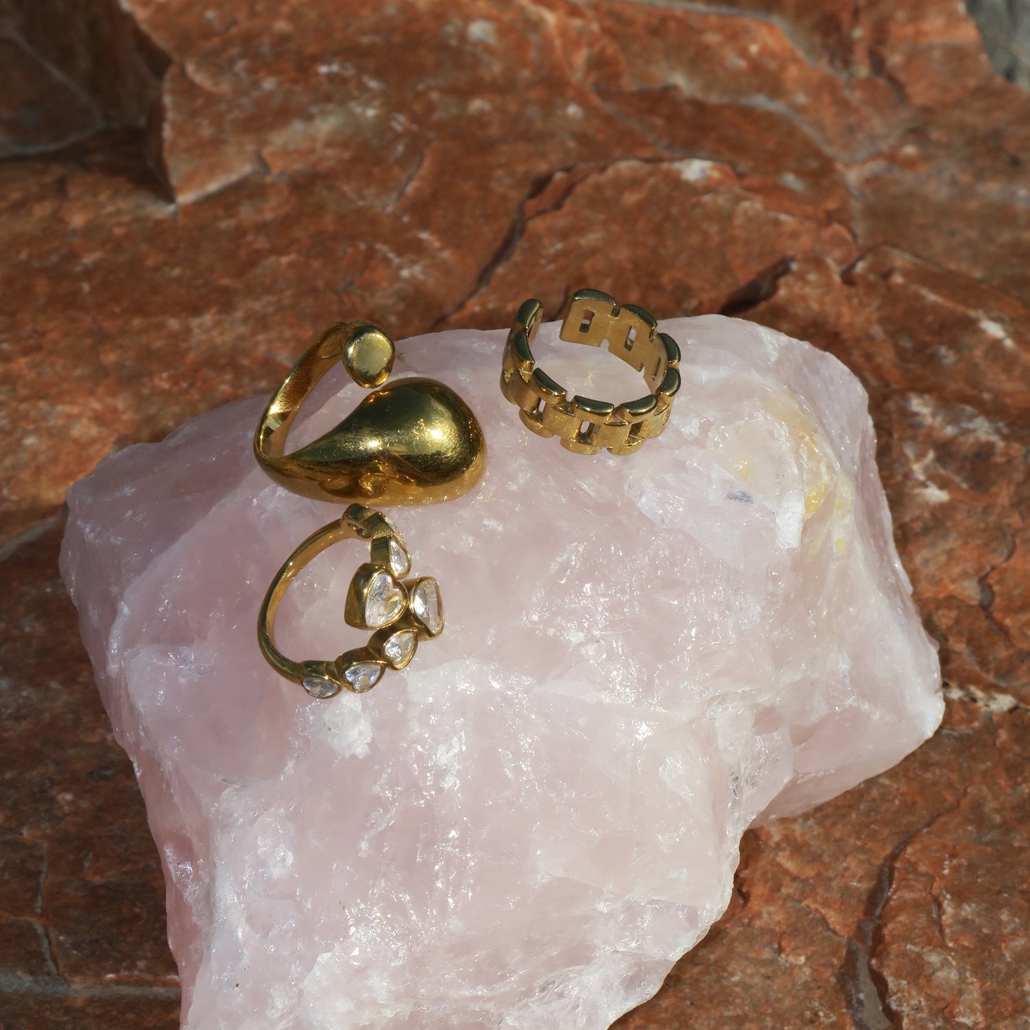 14k Gold Trinity Ring
