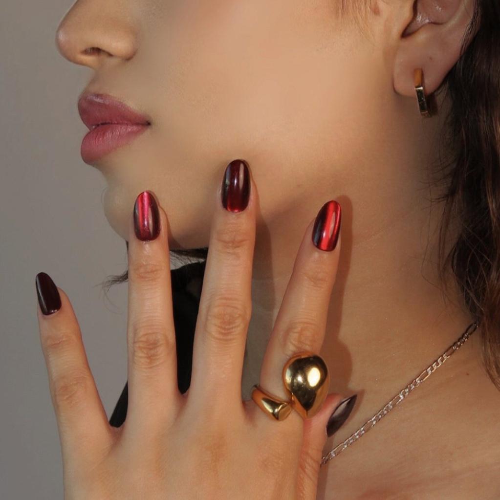 14k Gold Plain Jane Chunky Statement Ring